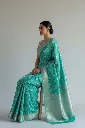 Kota Silk Saree_001_Green Color_Photo 4.webp